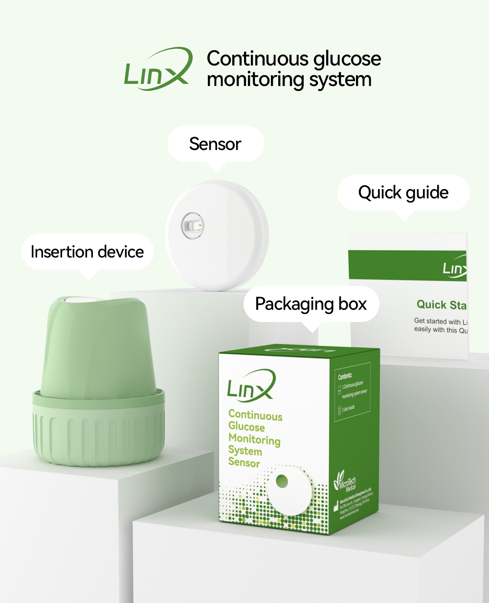LinX Continuous Glucose Monitoring (CGM) System - Image 4