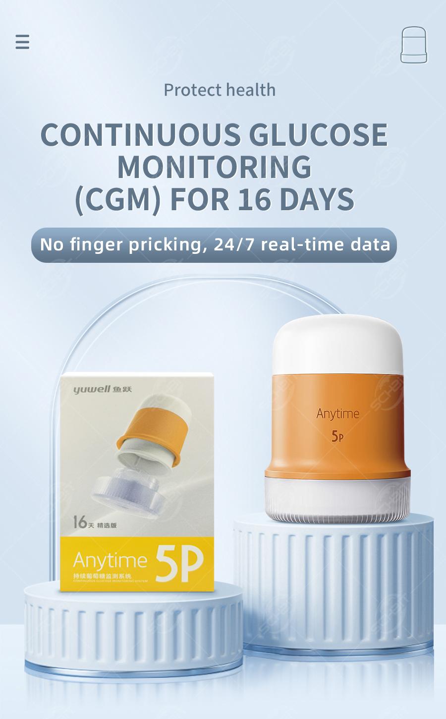 Yuwell Anytime 5P CGM (16 Days) - Image 2